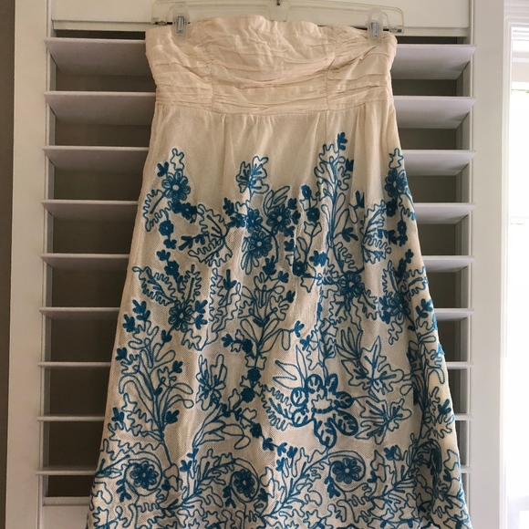 Anthropologie Vanessa Virginia Cornflower Dress - Picture 3 of 3